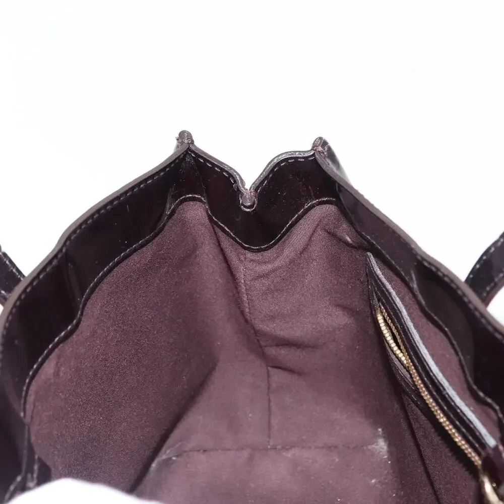 Louis Vuitton Monogram Vernis Wilshire PM Bag Amarante Purple